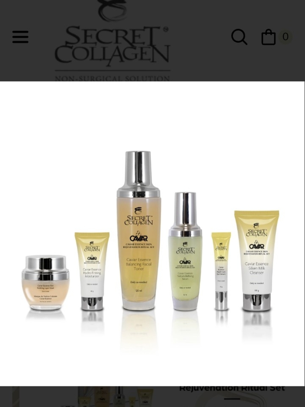 Caviar Essence Skin Rejuvenation Set - Yellow - Picture 6 of 10